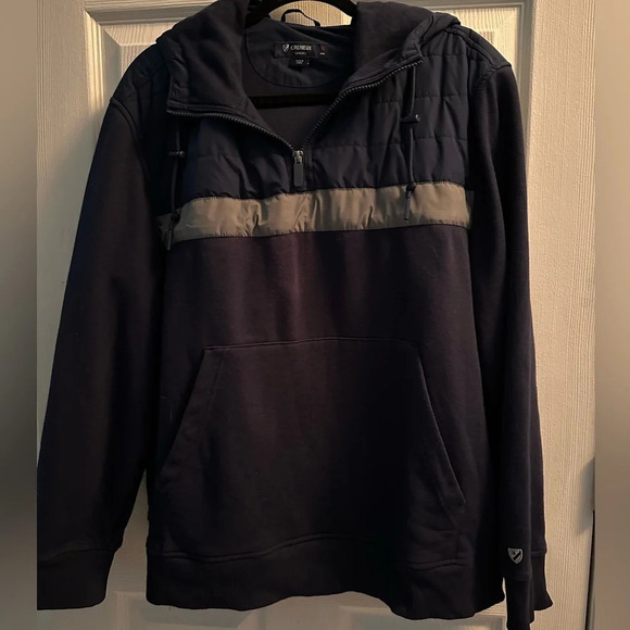 Cremieux hooded fleece pullover XL - Picture 1 of 4